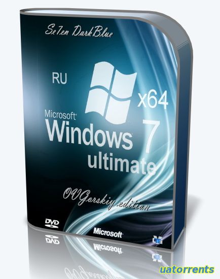 Скачать Windows 7 Ultimate Ru x64 SP1 7DB by OVGorskiy® 07.2015 [Ru] Торрент