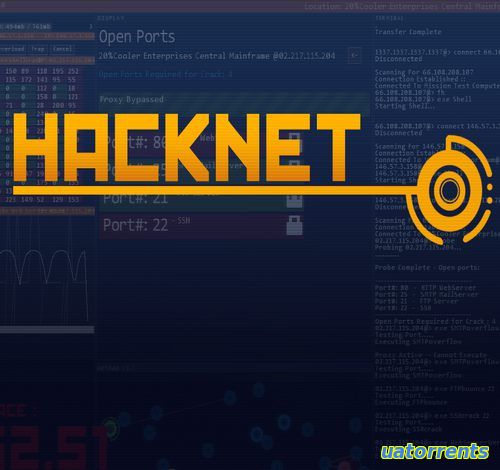 Скачать Hacknet (2015) [ENG] Торрент